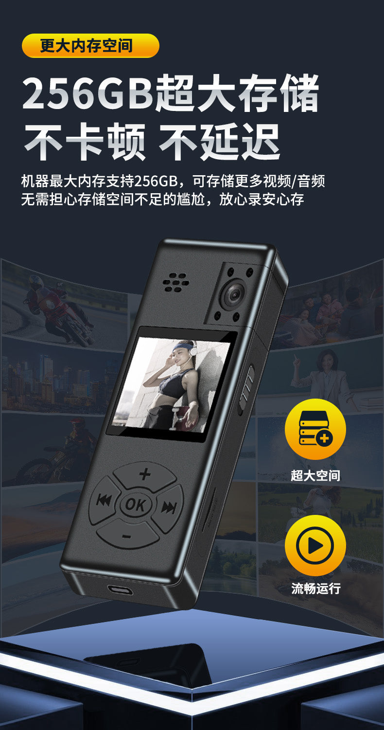 Ultra-long infrared motion video recorder 1080p-2K