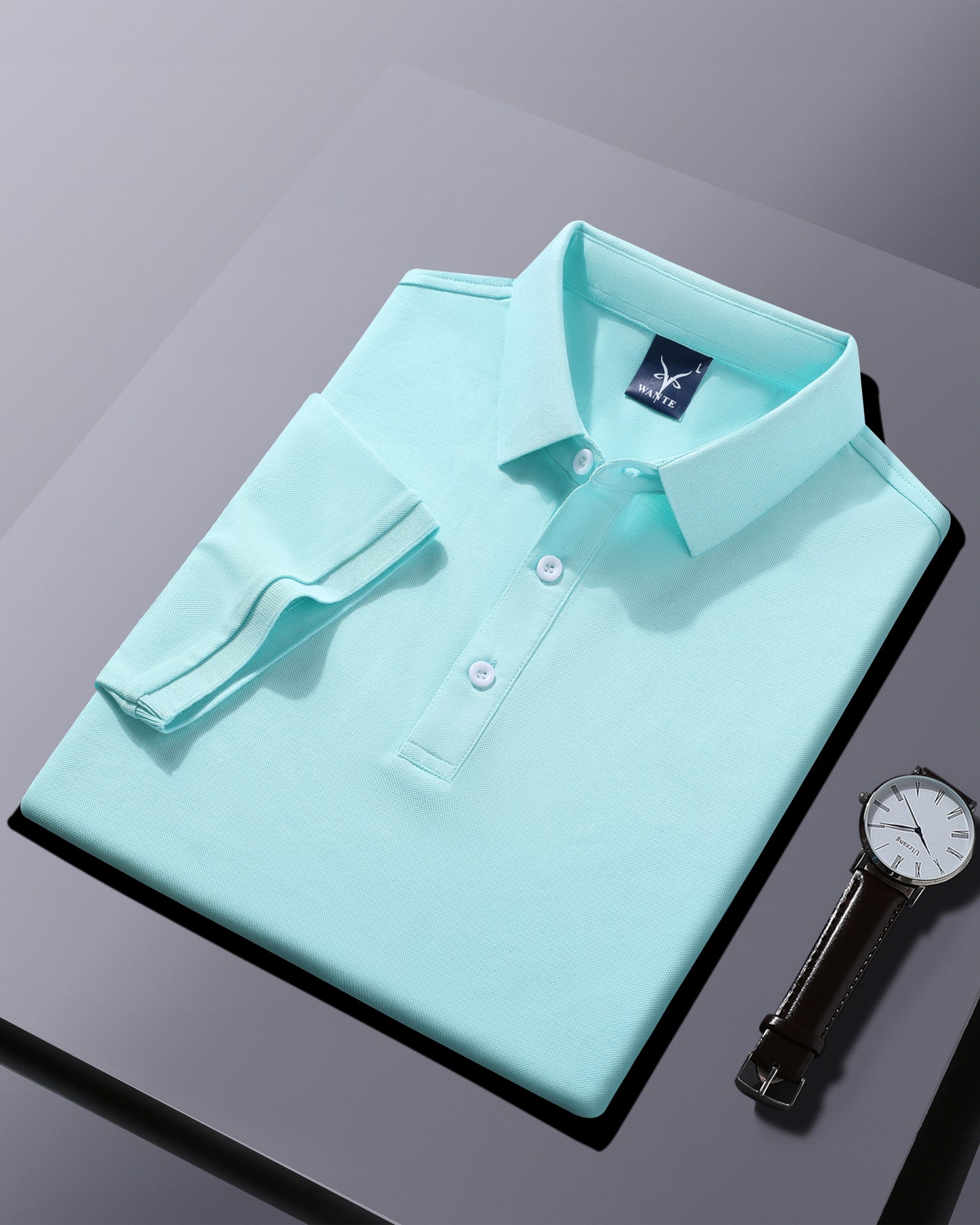 Premium standard Golf polo Tee ( 230G 60%cotton ,35% ice fiber , 5%spandex)