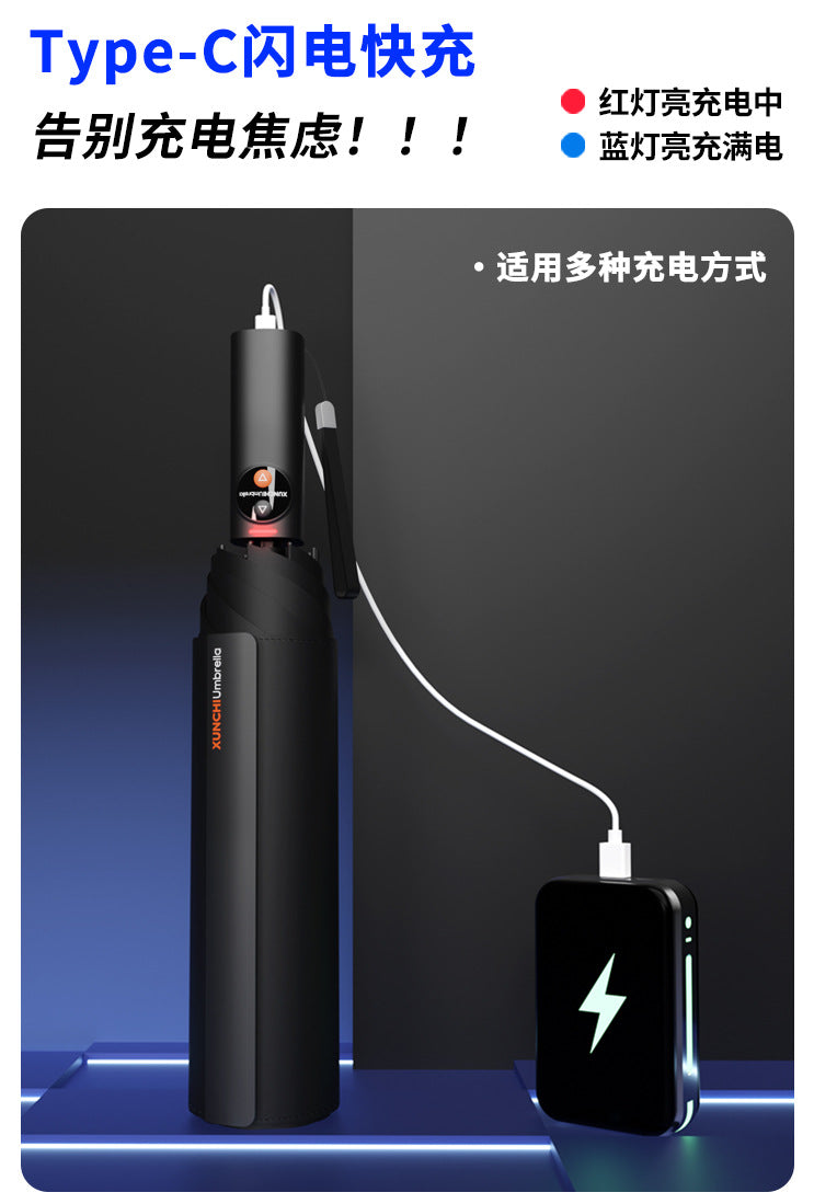Auto on-off umbrella