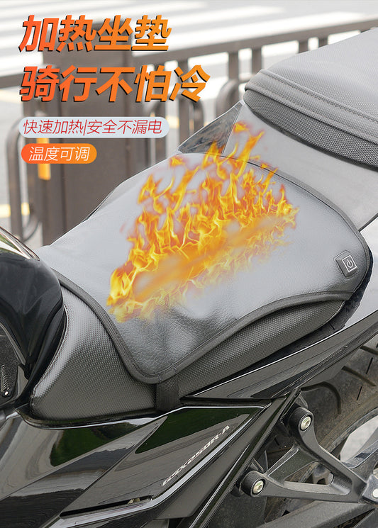 Heating motorcycle mat