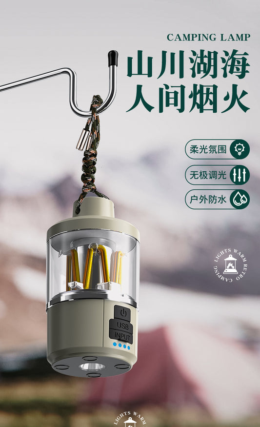 Camping light long endurance lighting flashlight