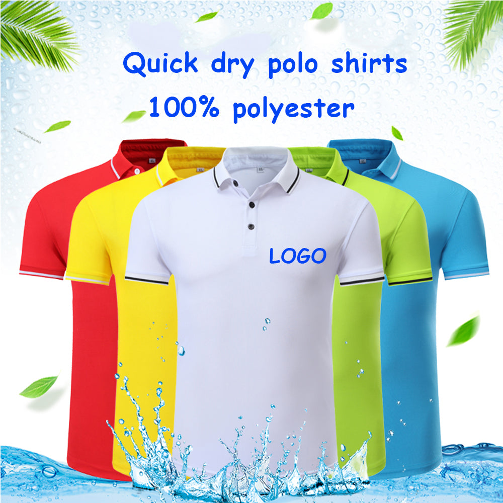 200G  quick dry Good POLO Shirt  100% polyester