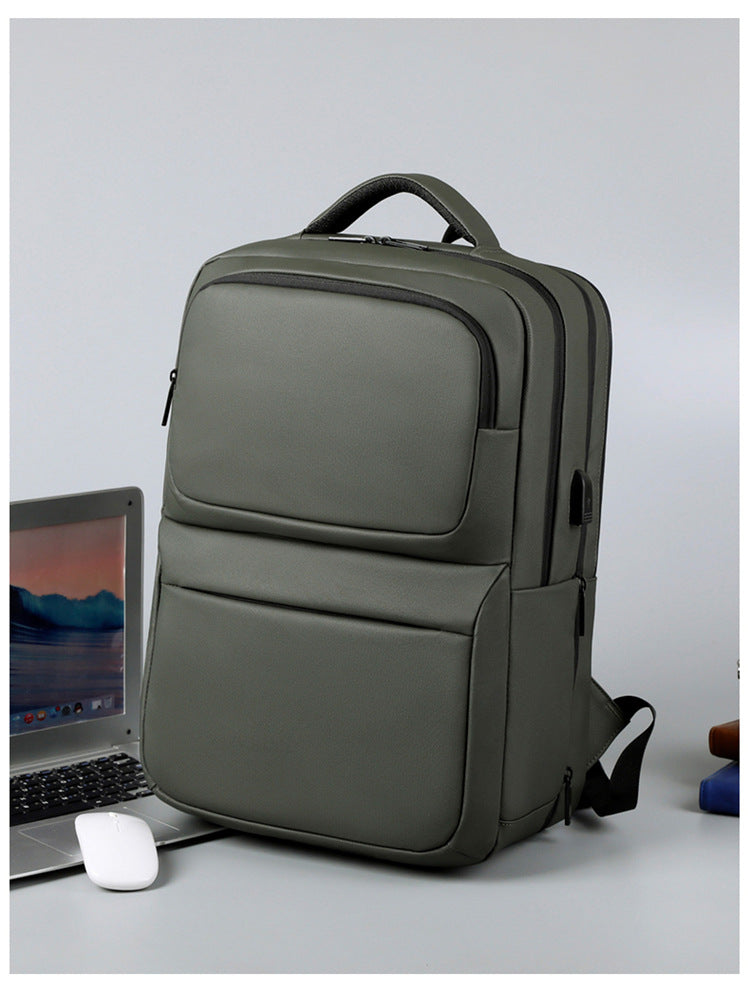 Portable backpack expandable backpack large capacity computer  bag