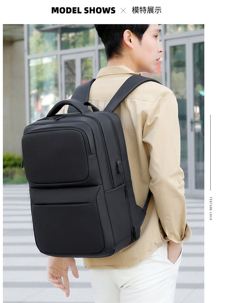 Portable backpack expandable backpack large capacity computer  bag