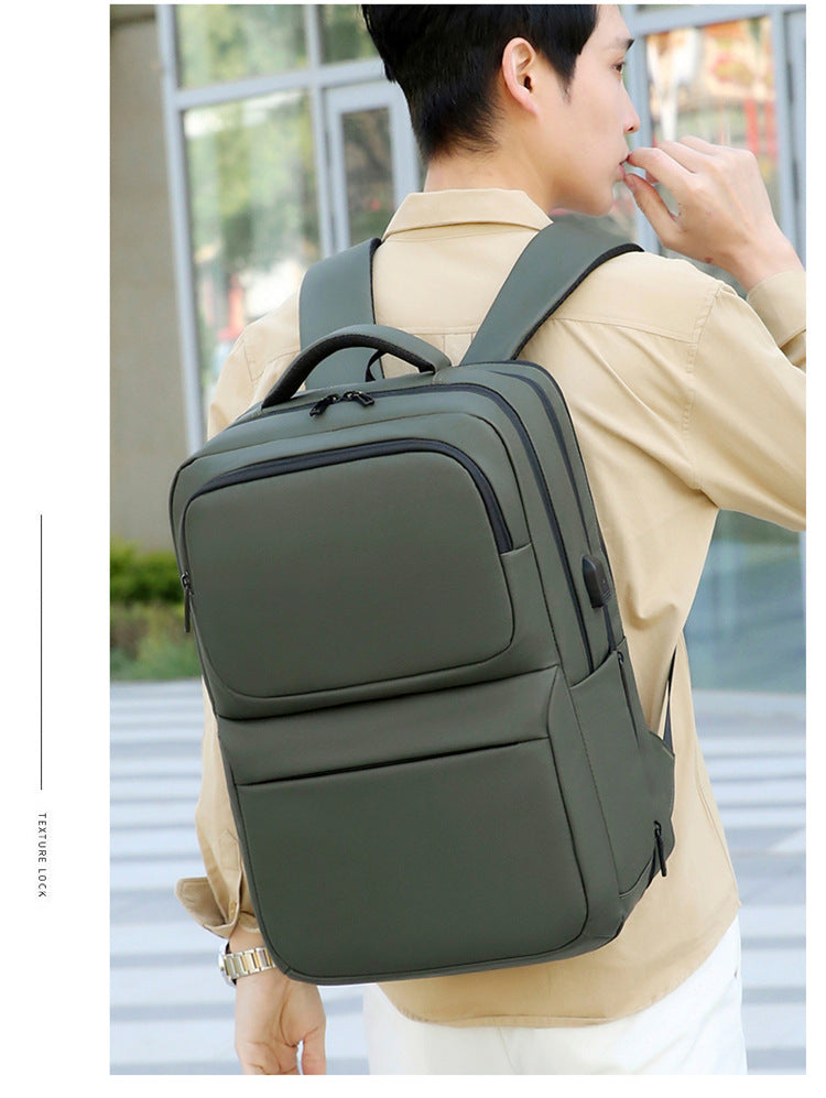 Portable backpack expandable backpack large capacity computer  bag