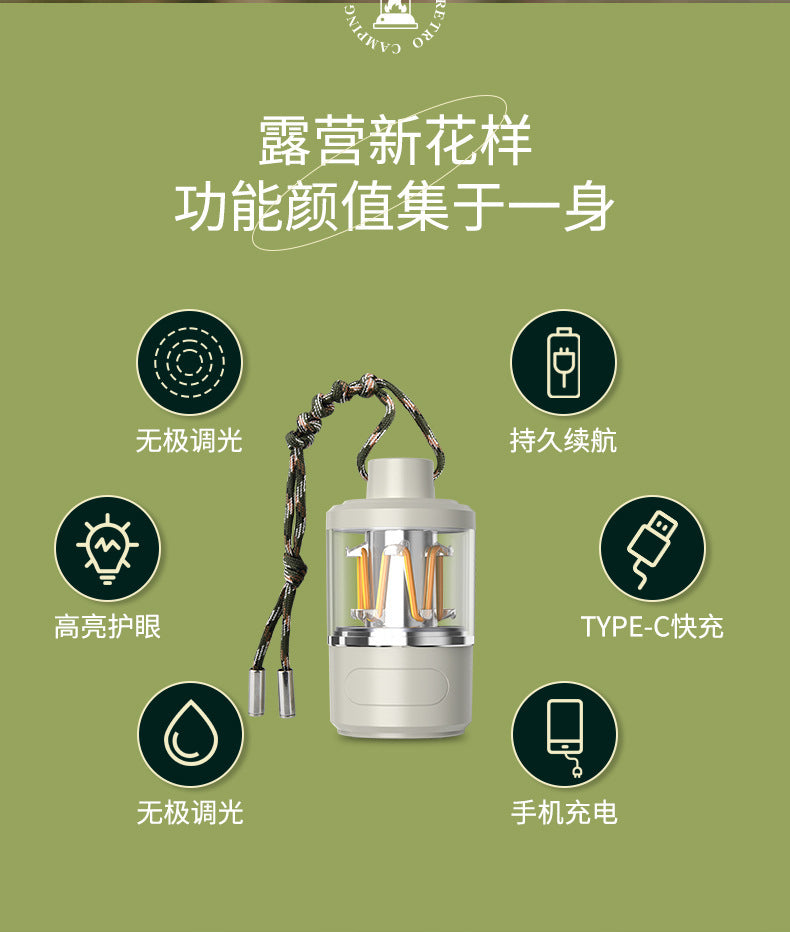 Camping light long endurance lighting flashlight