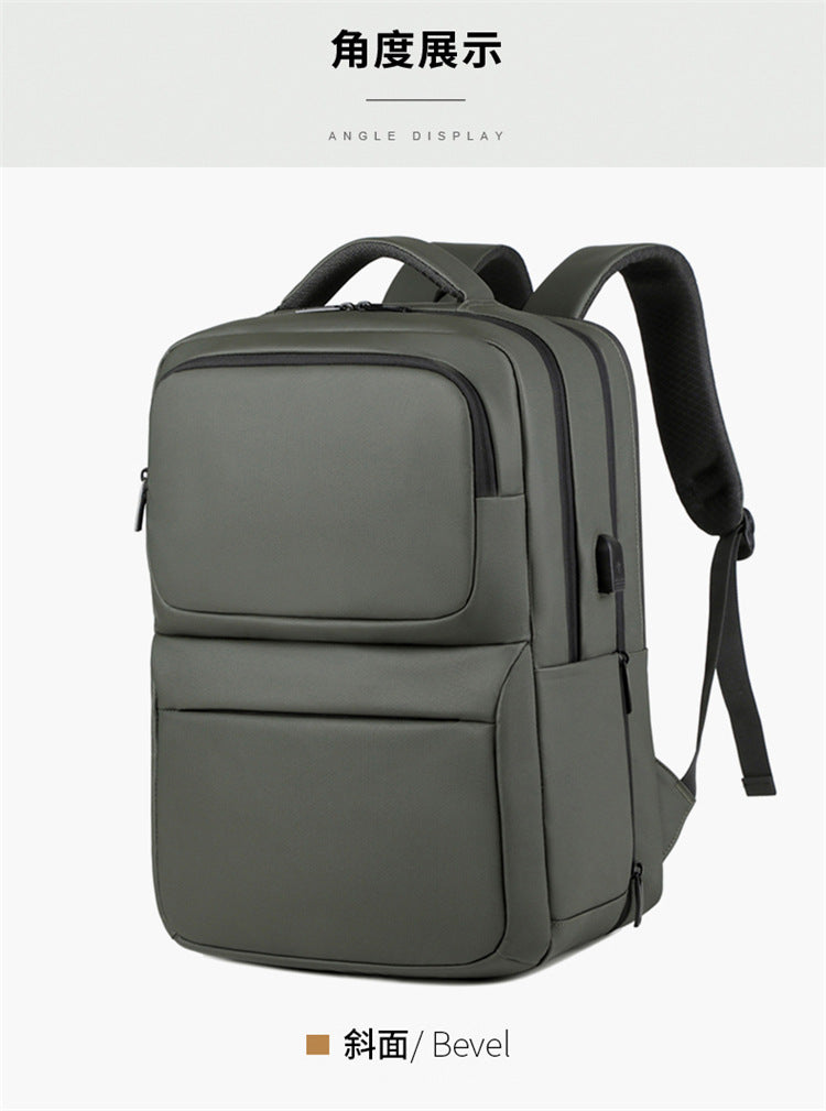 Portable backpack expandable backpack large capacity computer  bag