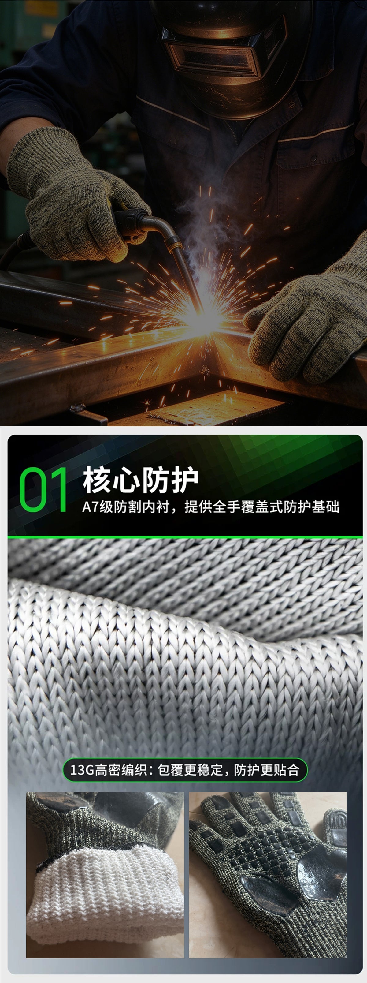 AITI fire cut gloves
