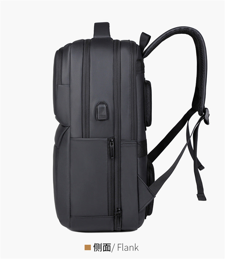 Portable backpack expandable backpack large capacity computer  bag