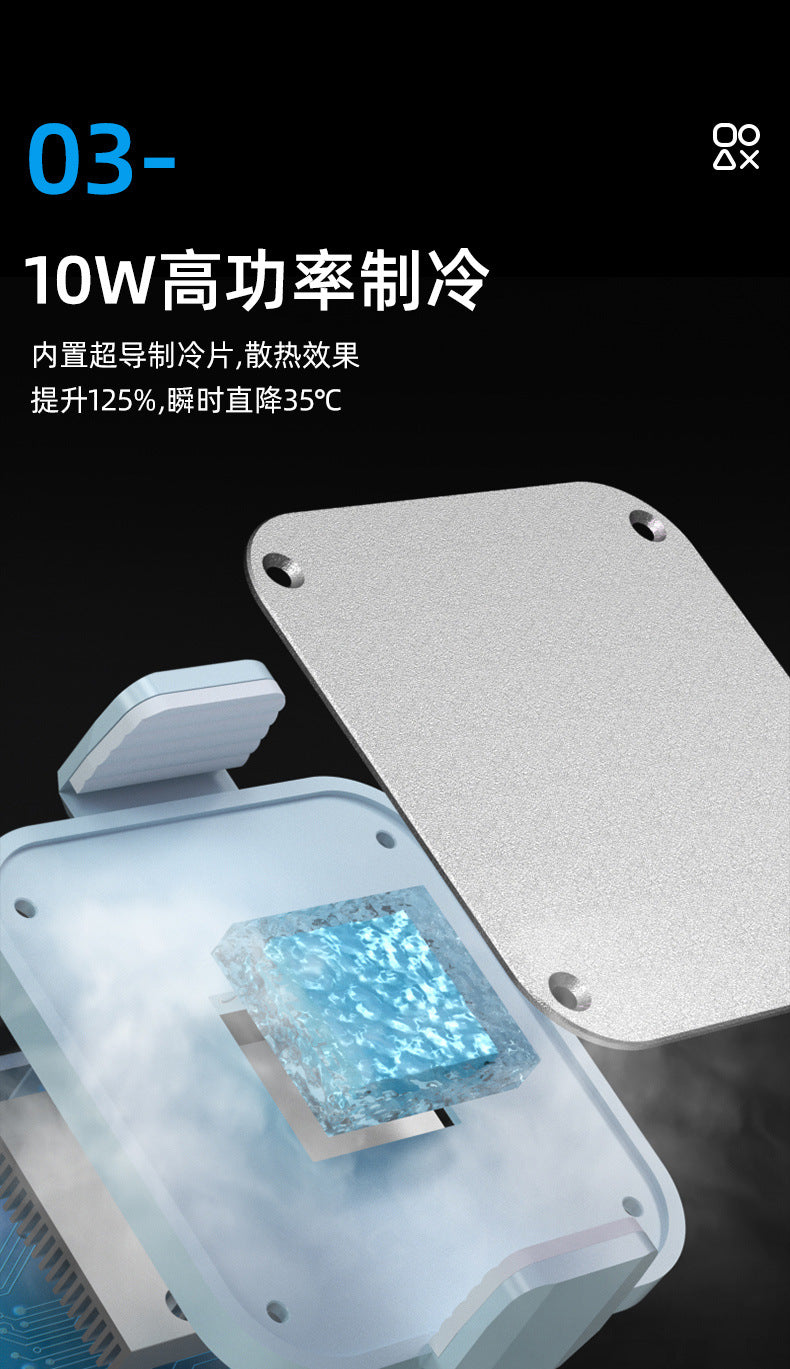 Convenient mobile phone cooling device