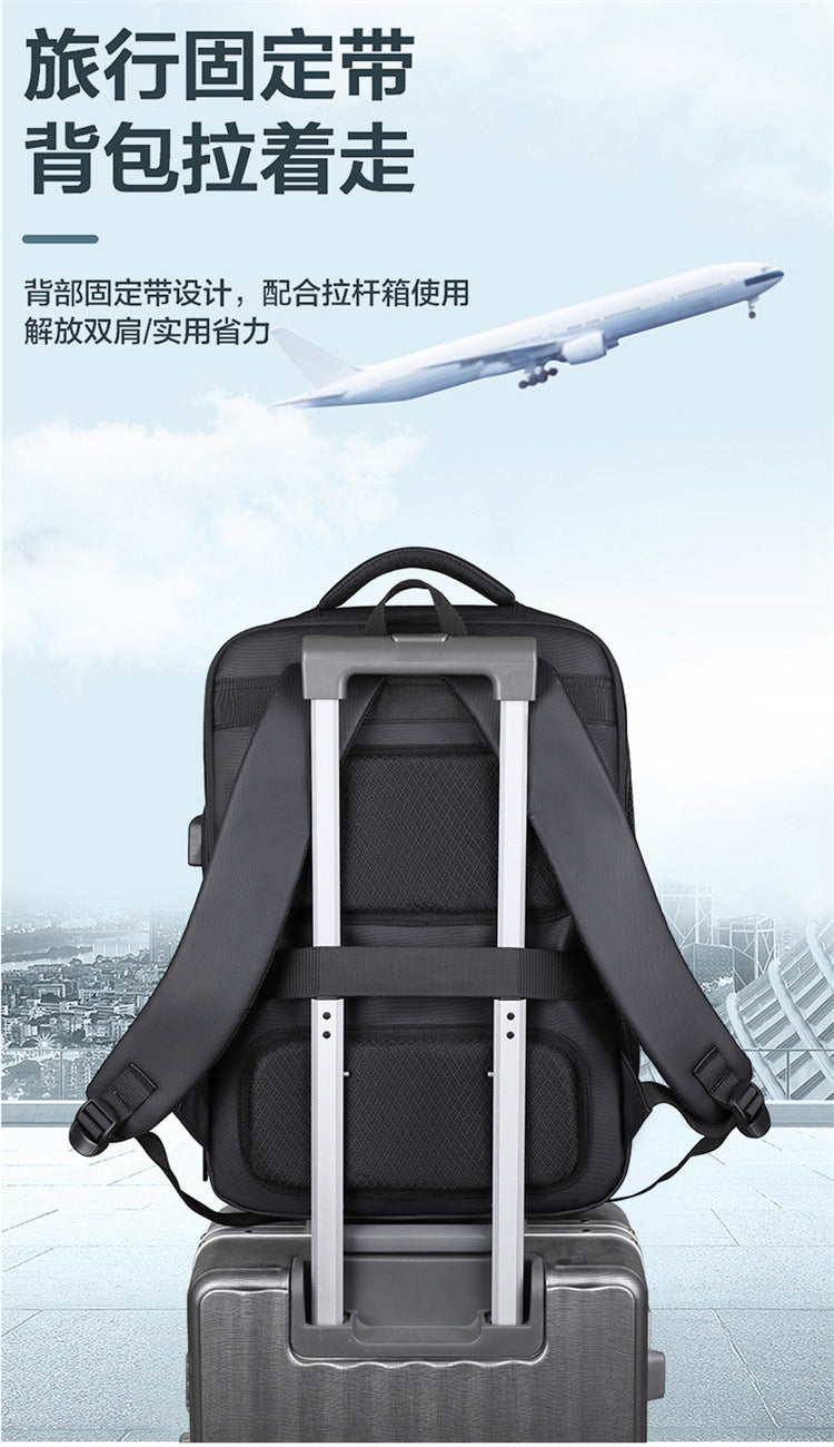 Portable backpack expandable backpack large capacity computer  bag