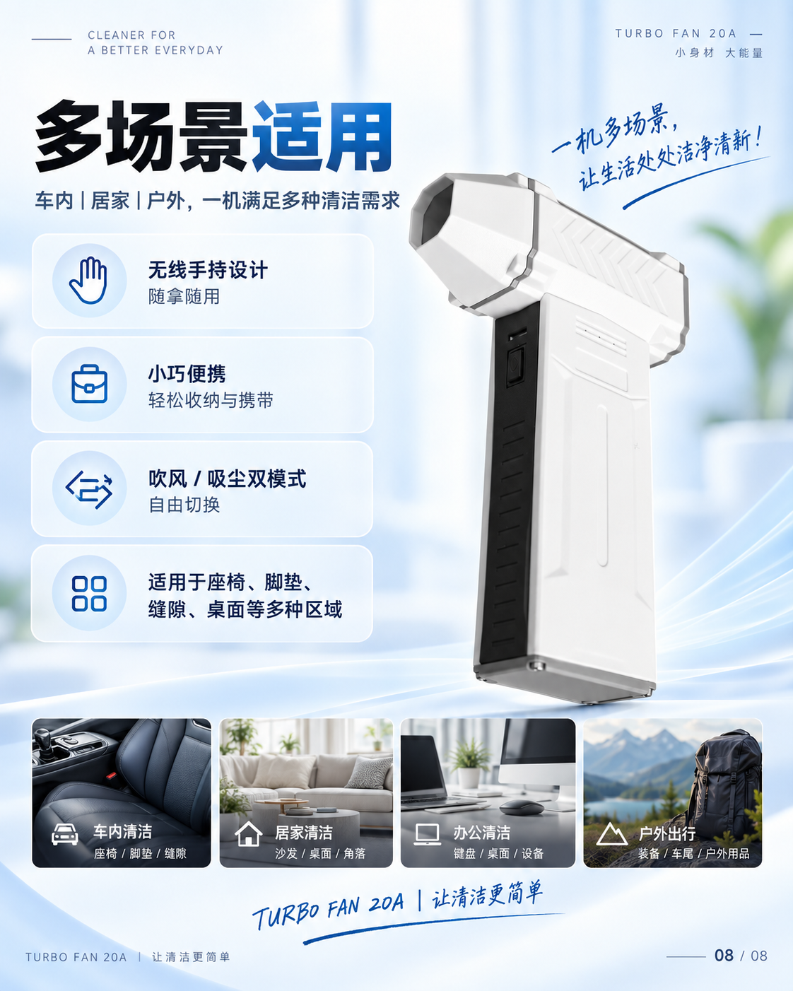 mini magnet fan