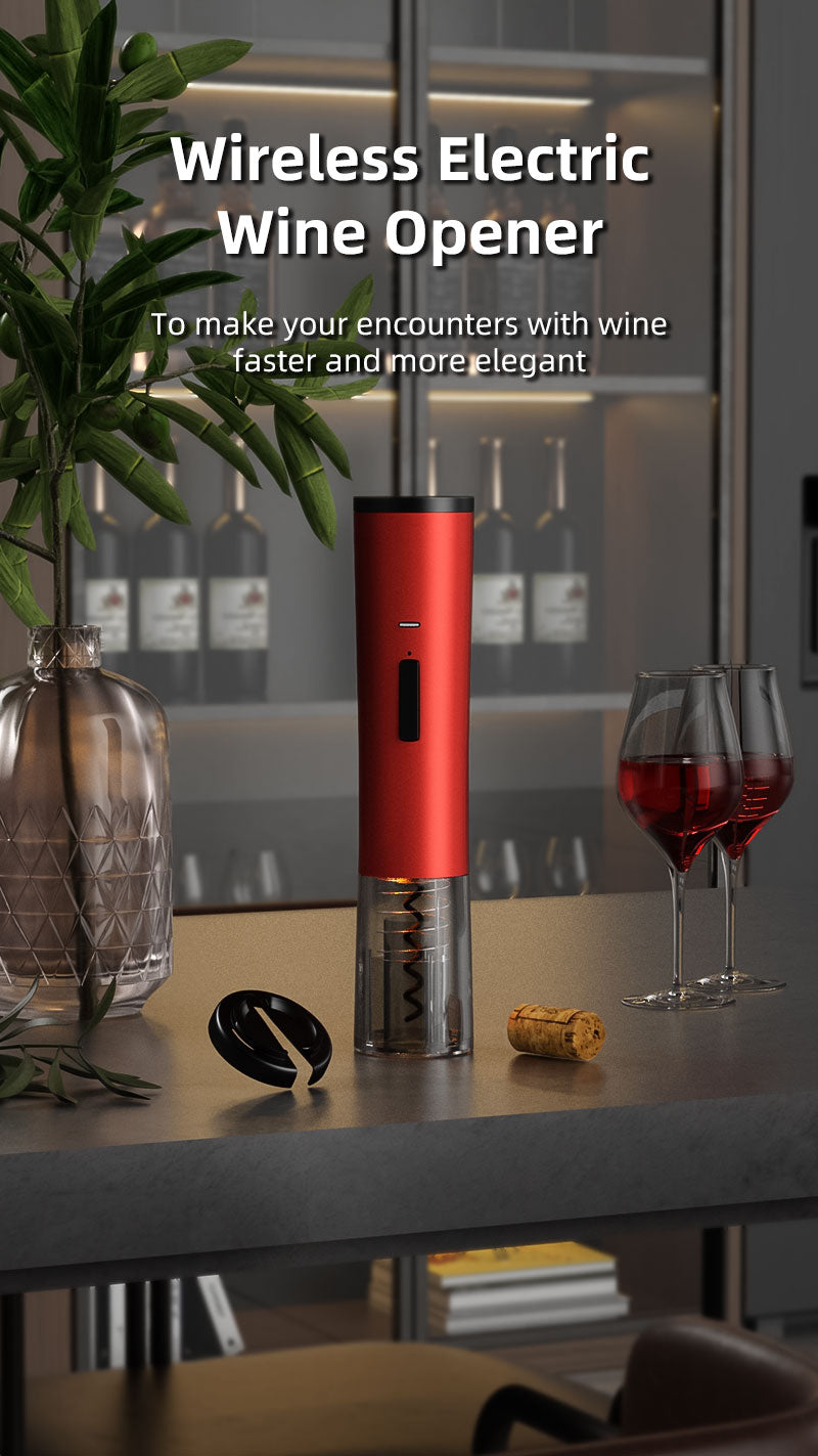 Electric red wine opener charging USB